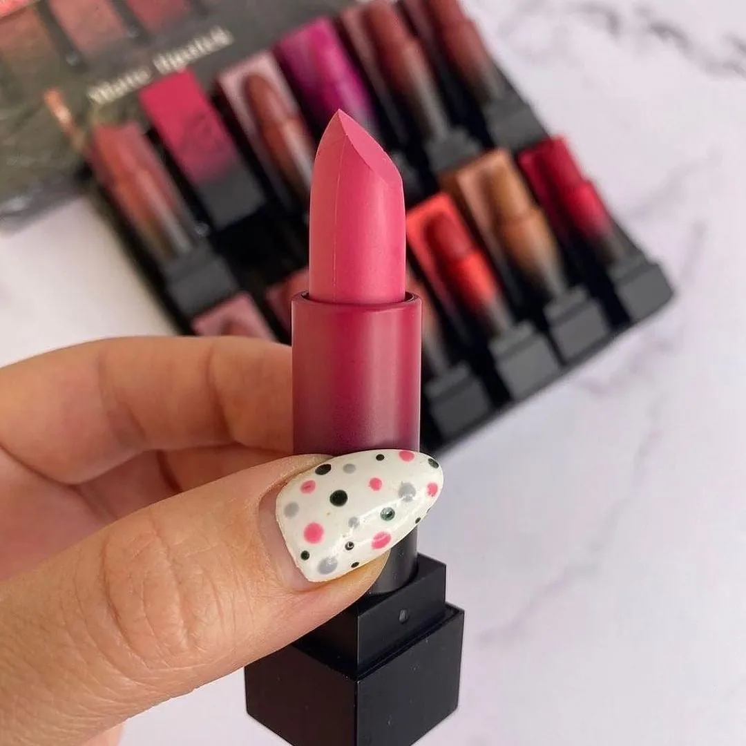 12pcs Huda Beauty Bullet Matte Lipsticks Set