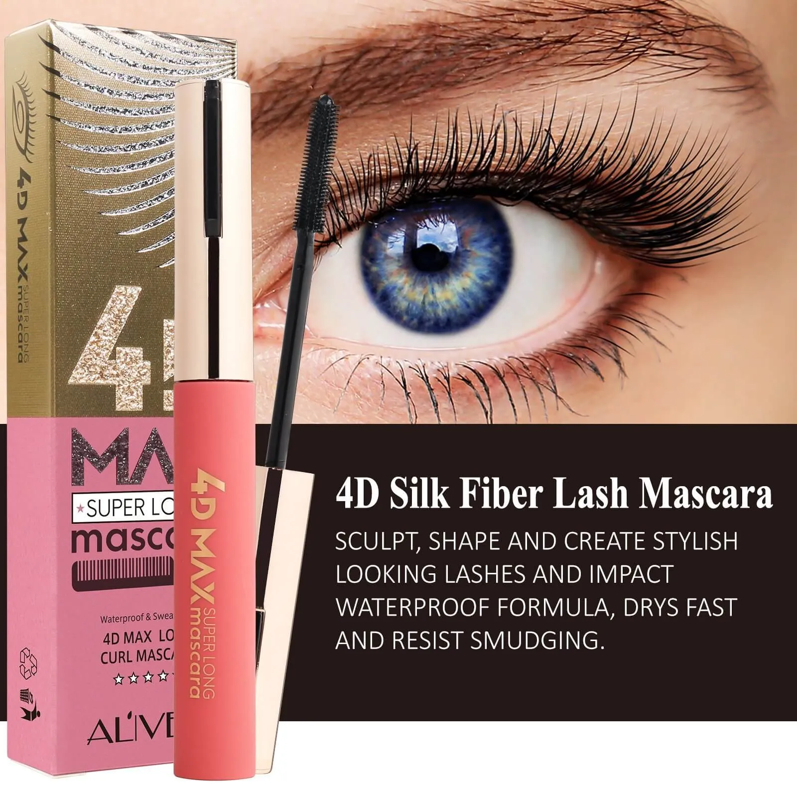 Aliver 4D Max Long Curl Mascara