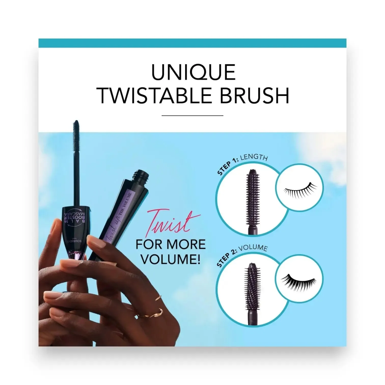 Bourjois Balm Booster Mascara Twist in Volume 8ml