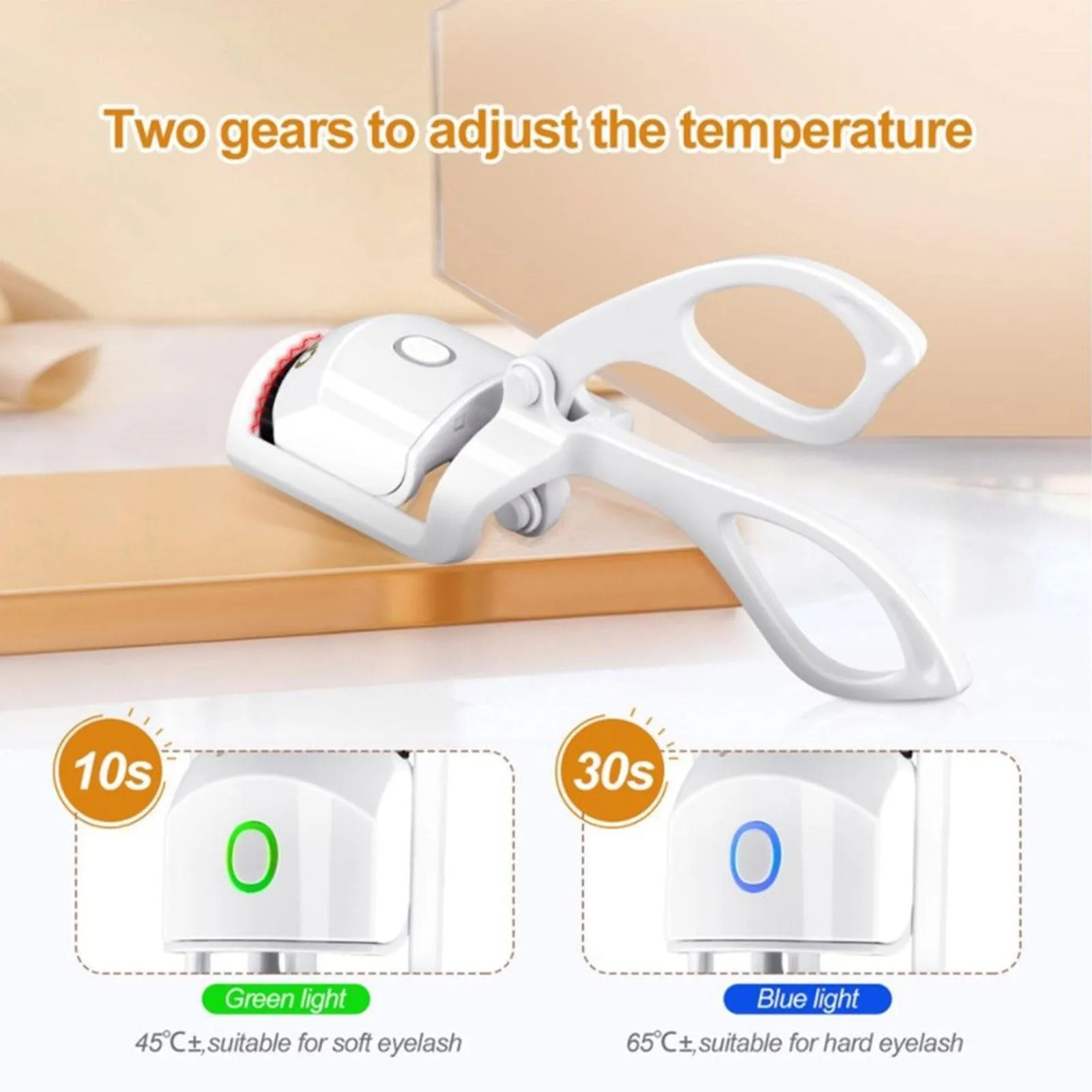 Electric Heated Eyelash Curler.