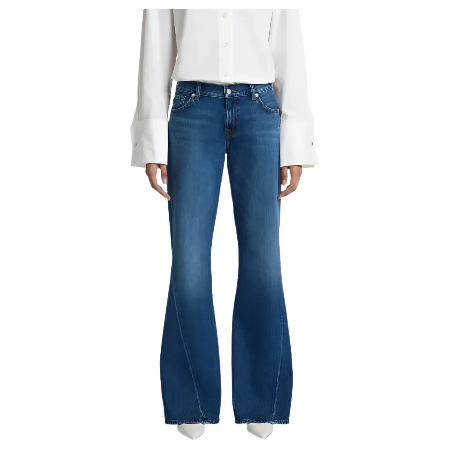 Women's Seven for All Mankind Slim Illusion Twisted Seam Flare Jeans 7U350555